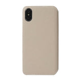 Krusell Pixbo 4 -kort foliocase iPhone xs Max Leather Flip Case - Beige