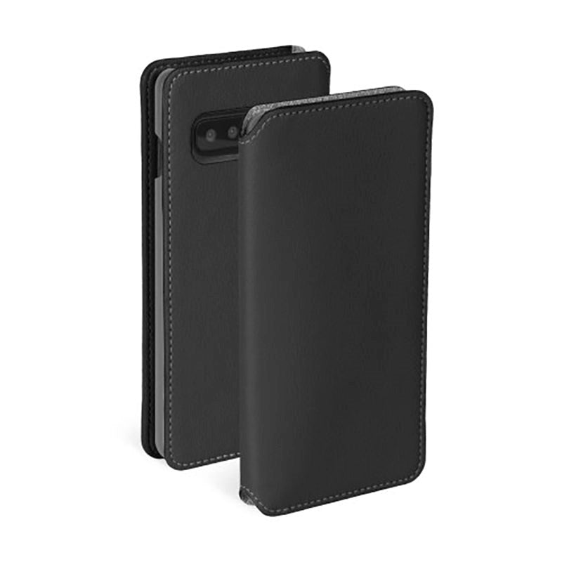 Krusell Pixbo 4 -kort foliocase Samsung Galaxy S10 läderflip Fodral - Svart