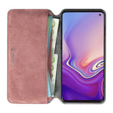 Samsung Galaxy S10+ (plus) Krusell Broby Slim Wallet Plånboksfodral - Mocka - Rosa