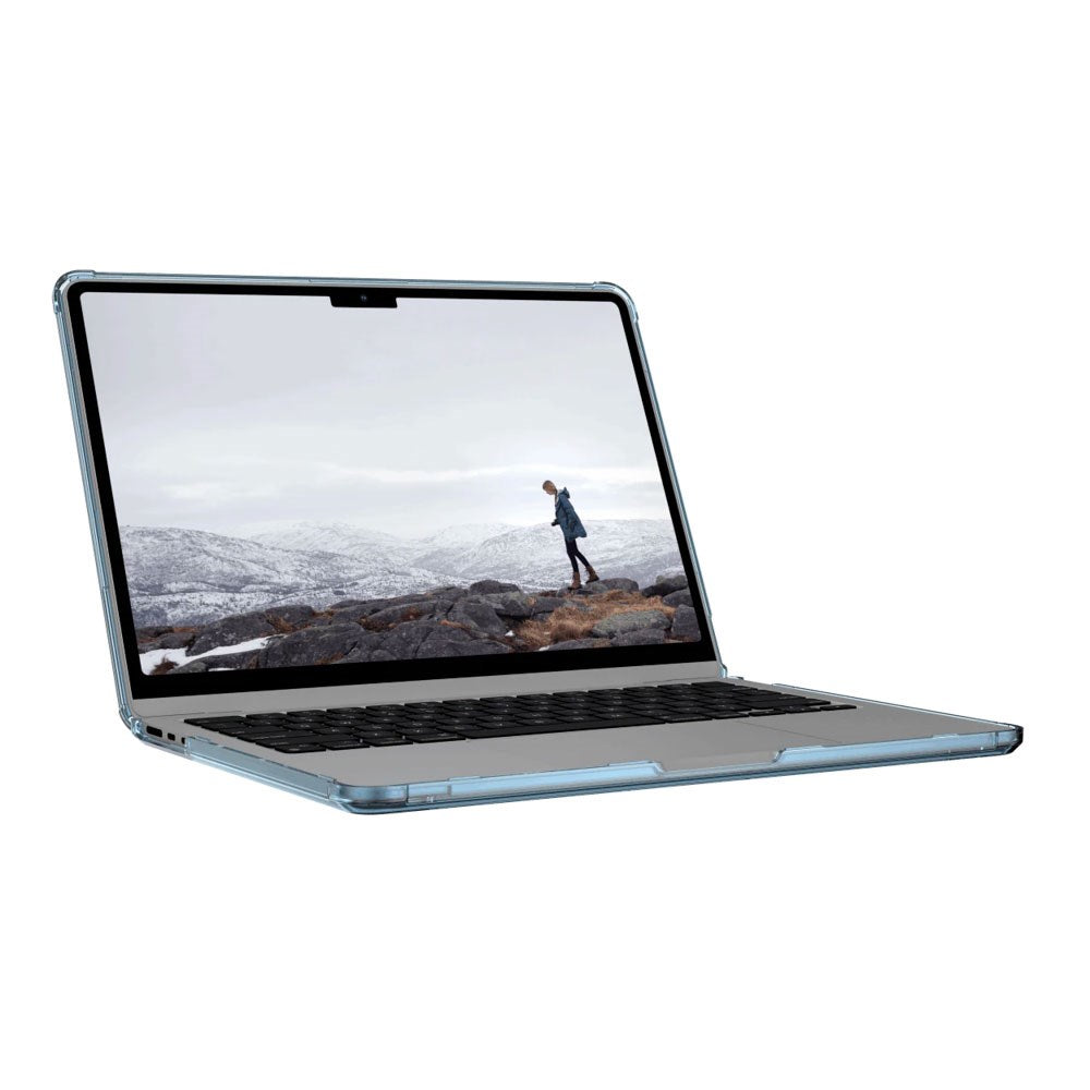 MacBook Air 13" M2/M3/M4 (2022-2025)  UAG [U] Lucent Skal - Genomskinlig / Blå