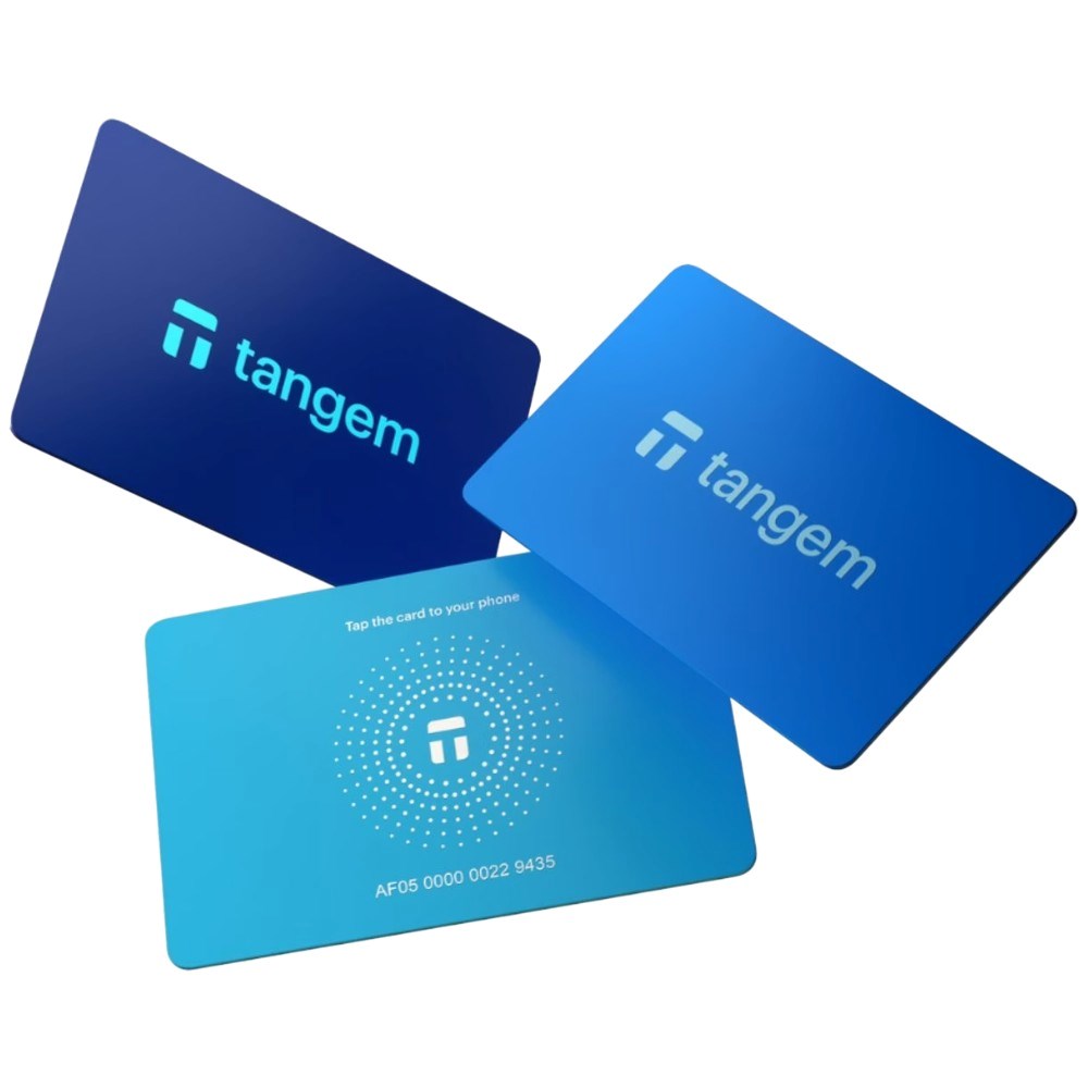 Tangem Wallet Card - 3 st - Electric Night