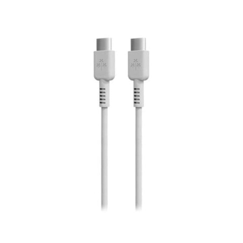 Hune Raiz USB-C till USB-C Kabel - 1m - Vit