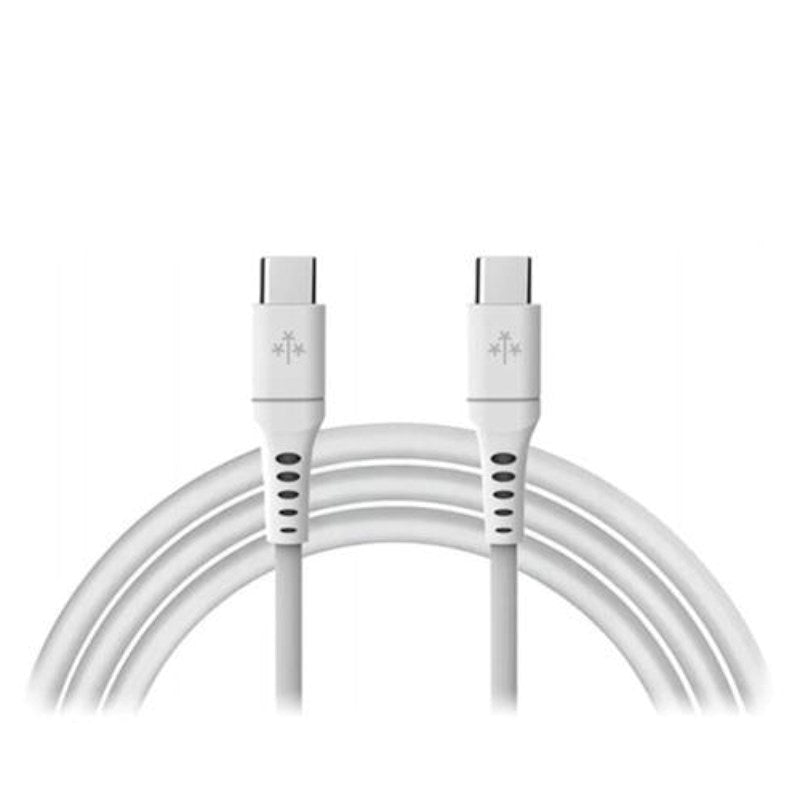 Hune Tallo USB-C till USB-C Kabel - 3m - Vit