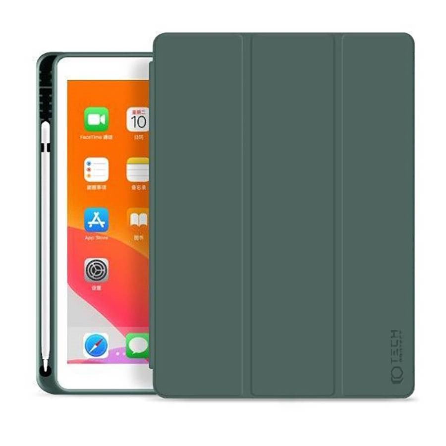 iPad 10.2" (2021 / 2020 / 2019) Tech-Protect SC Fodral med Apple Pencil Hållare - Grön