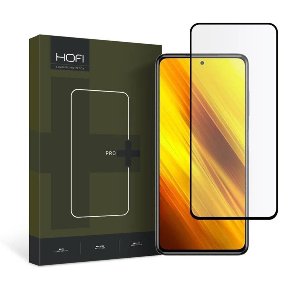 Xiaomi Poco X3 NFC / X3 Pro HOFI Full Pro + Skärmskydd Härdat Glas - Case Friendly - Svart Kant