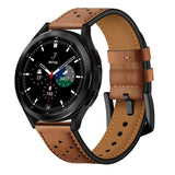 Tech-Protect Universal 20mm Leather Watch Strap - Brown