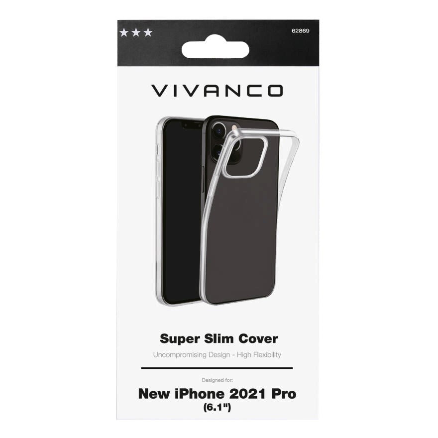 iPhone 13 Pro Vivanco Super Slim Skal - Transparent