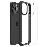 iPhone 15 Pro Max Spigen Ultra Hybrid Skal - Genomskinlig / Svart