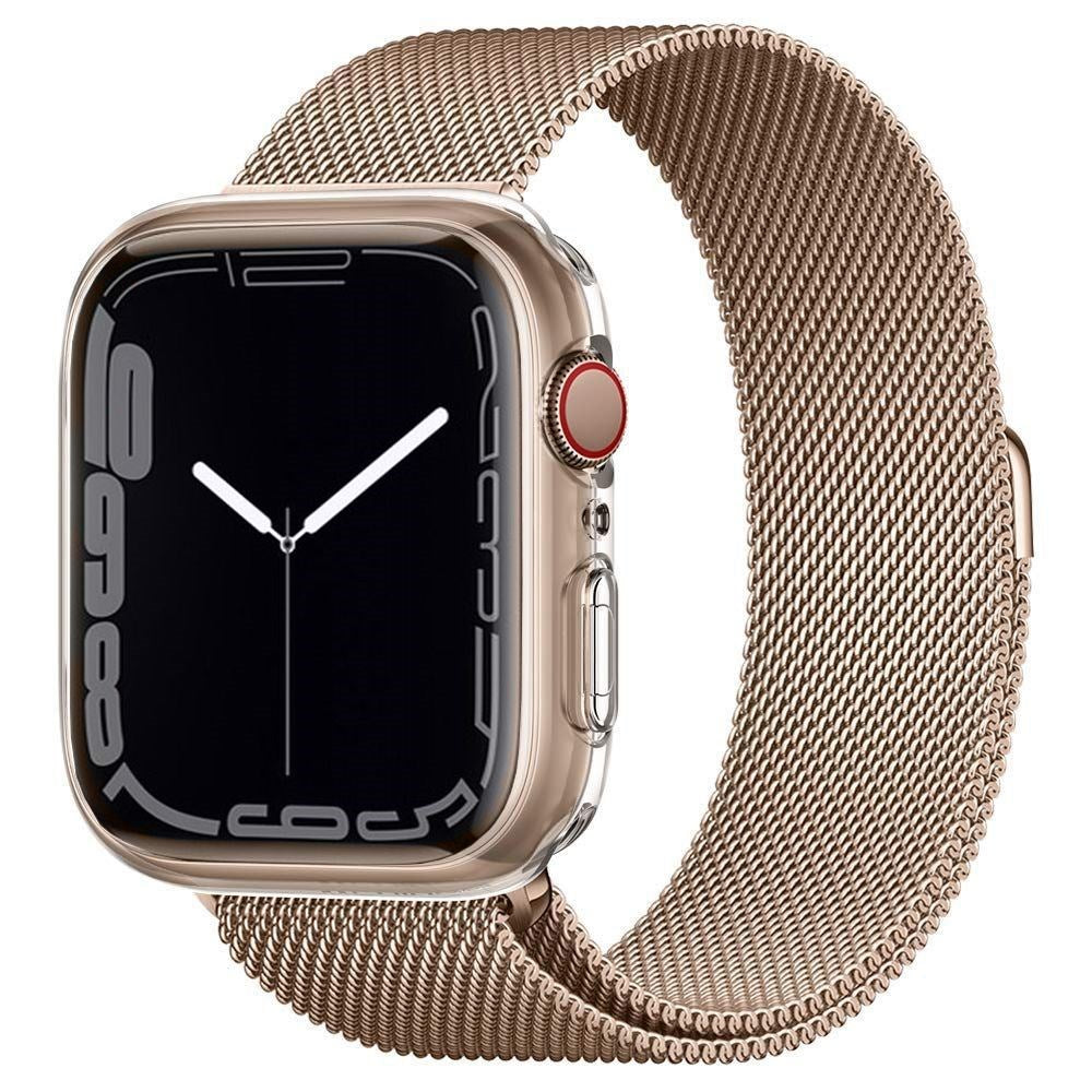 Apple Watch (44/SE/45mm) Spigen Liquid Crystal Skal - Transparent