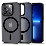 iPhone 14 Pro Max Tech-Protect Magmat Skal - MagSafe-kompatibelt - Mattsvart