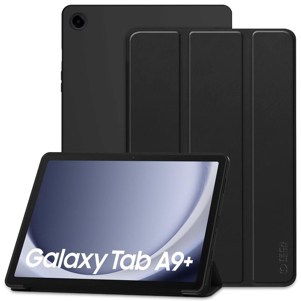 Samsung Galaxy Tab A9+ (Plus) Tech-Protect Smartcase Fodral - Svart