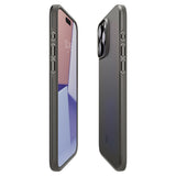 iPhone 15 Pro Spigen Thin Fit Skal - Gunmetal