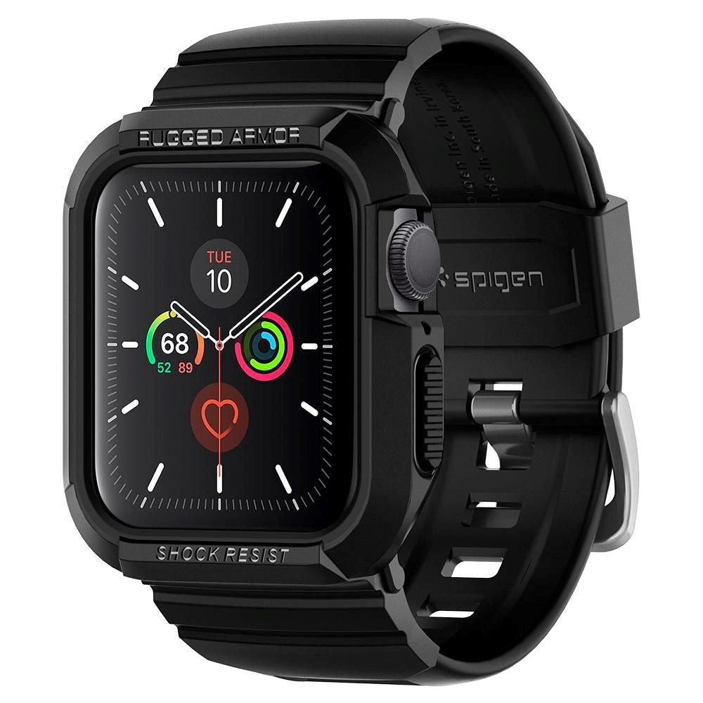 Apple Watch (40/SE/41mm) Spigen Rugged Armor Pro Skal - Svart