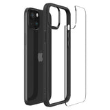 iPhone 15 Plus Spigen Ultra Hybrid Skal - Genomskinlig / Svart