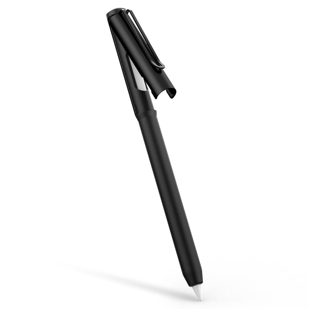 Spigen DA201 Apple Pencil (2) Silikon Skydd - Svart