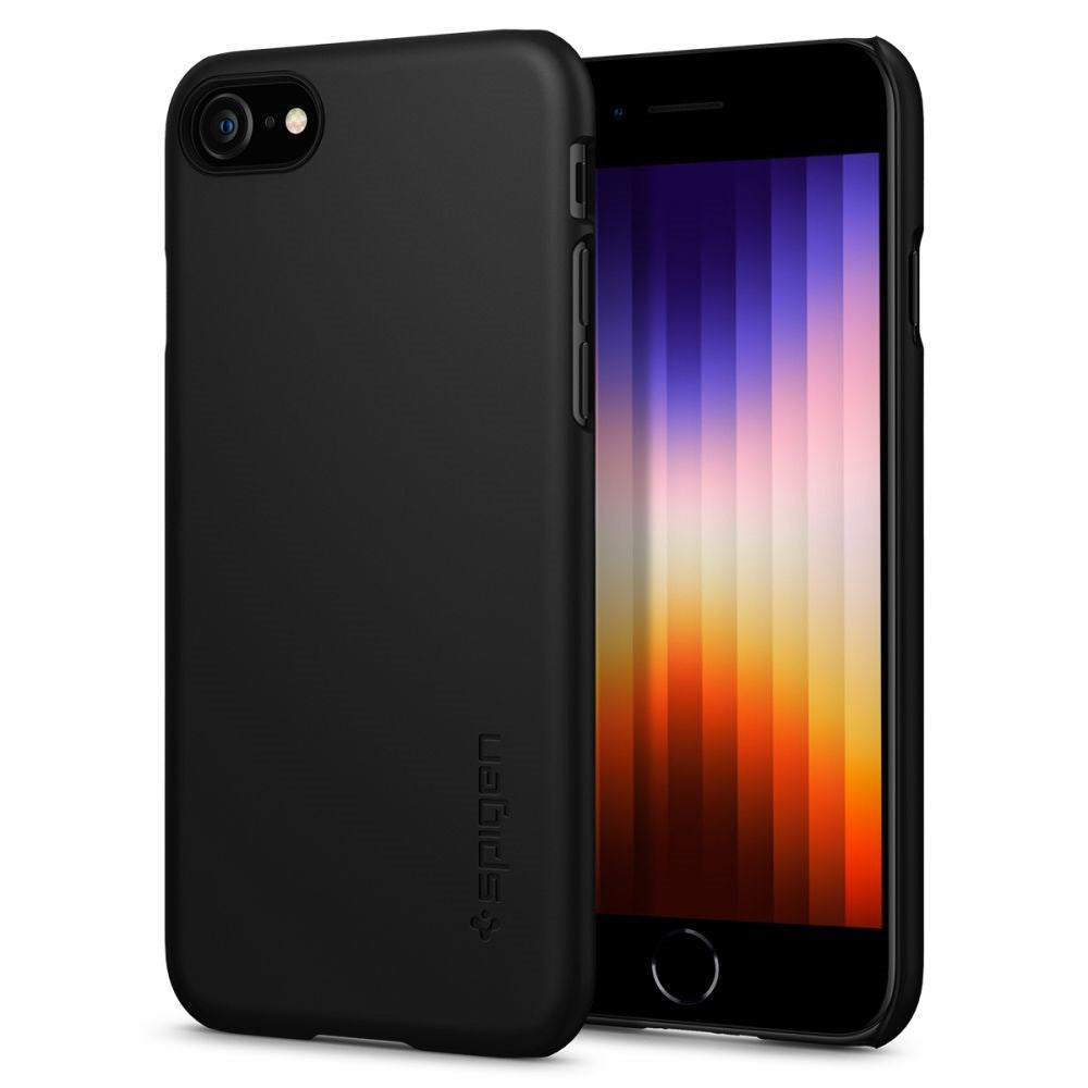 iPhone SE (2022/2020) / 8 / 7 Spigen Thin Fit Skal - Svart