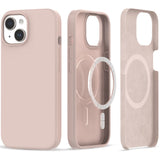 iPhone 15 Tech-Protect Silikon Skal - MagSafe Kompatibel - Candy Pink