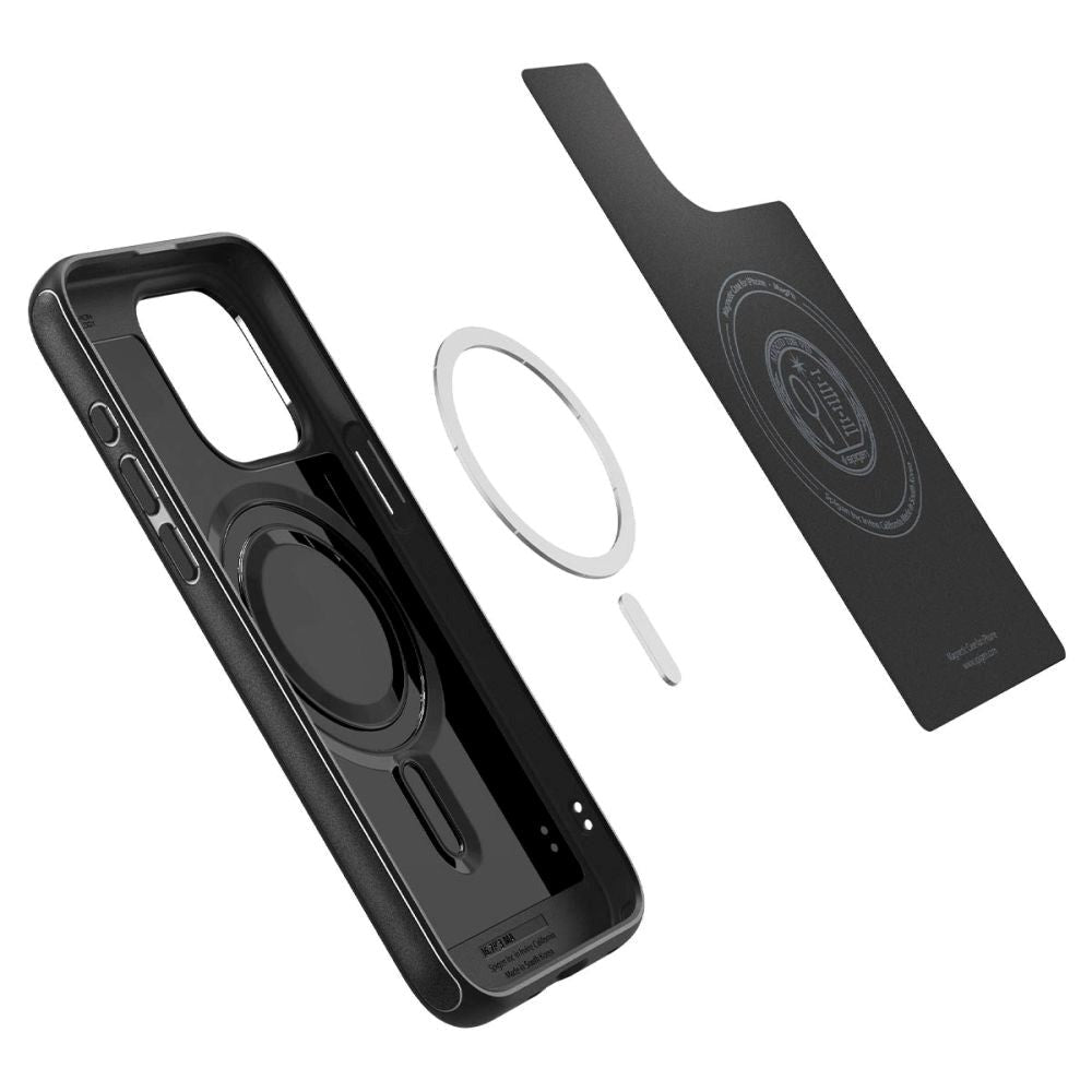 iPhone 15 Pro Spigen Mag Armor Skal - MagSafe-kompatibelt - Matte Black