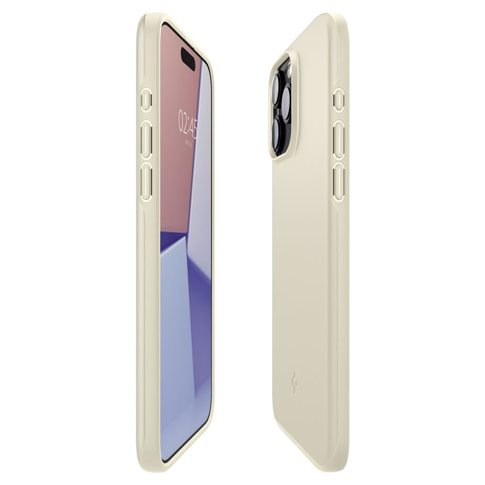 iPhone 15 Pro Spigen Thin Fit Skal - Mute Beige