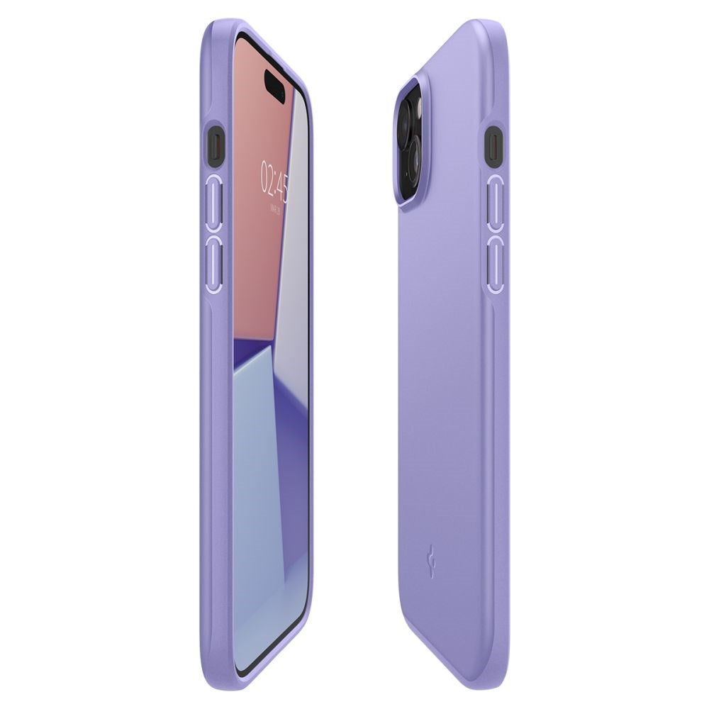 iPhone 15 Spigen Thin Fit Skal - Iris Purple