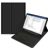 iPad 10.9" (2022) Tech-Protect Keyboard Fodral med Pennhållare - Engelsk Layout - Svart