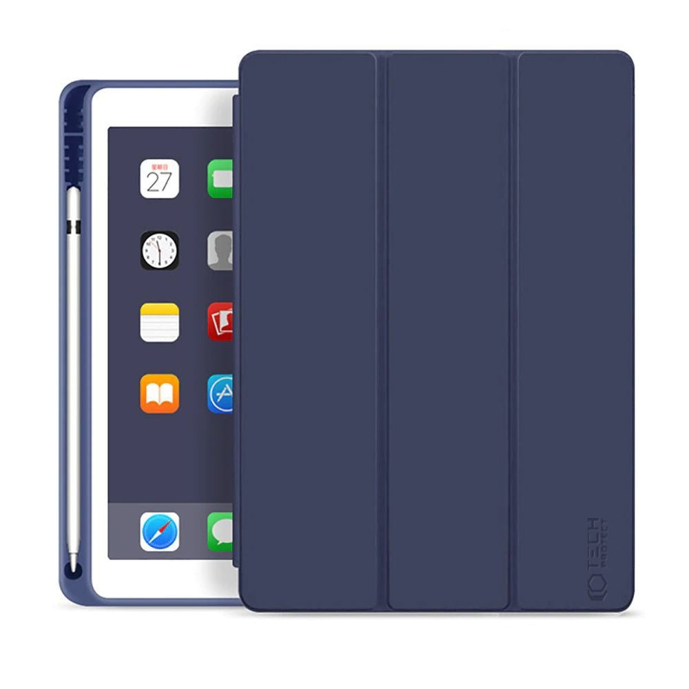 iPad 10.2" (2021 / 2020 / 2019) Tech-Protect SC Fodral med Apple Pencil Hållare - Navy