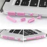 MacBook Silikon Anti-damm Pluggar - Rosa