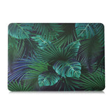 MacBook Air 13 Case - Hard Case Jungle Design - Green / Blue