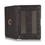 MacBook Air 11" Fashion Cover Slim Style Skal Imitationsläder - Gråsvart