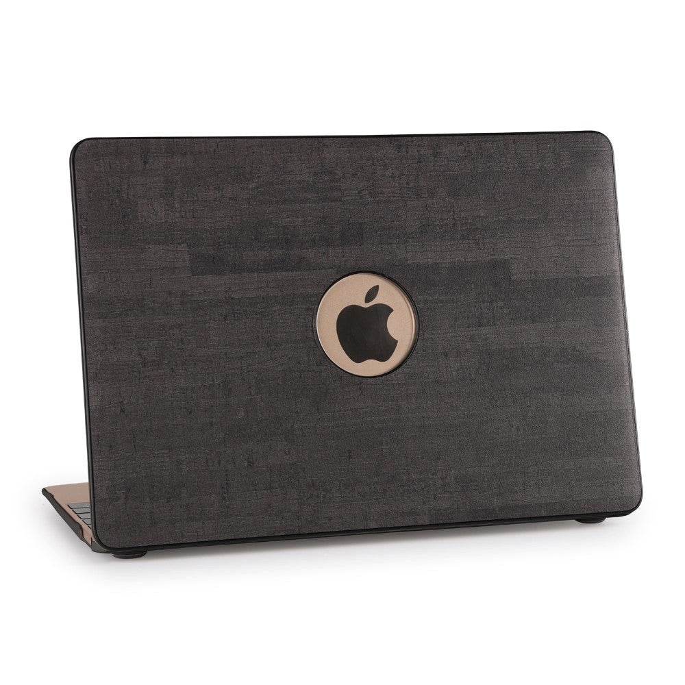 MacBook Air 11" Fashion Cover Slim Style Skal Imitationsläder - Gråsvart