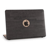 MacBook Air 11" Fashion Cover Slim Style Skal Imitationsläder - Gråsvart
