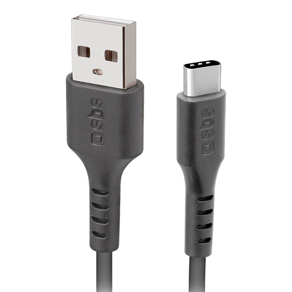 SBS USB-C Kabel - 2 Meter - 480 Mbit/s - Svart