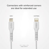 SBS USB-C till Lightning Kabel - 1 meter - MFI - 20W (PD) - Vit