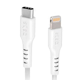 SBS USB-C till Lightning Kabel - 1 meter - MFI - 20W (PD) - Vit