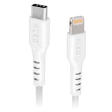 SBS USB-C till Lightning Kabel - 2 meter - MFI - 480 Mbit/s - Vit