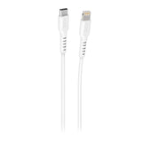 SBS USB-C till Lightning Kabel - 3 meter - MFI - 480 Mbit/s - Vit