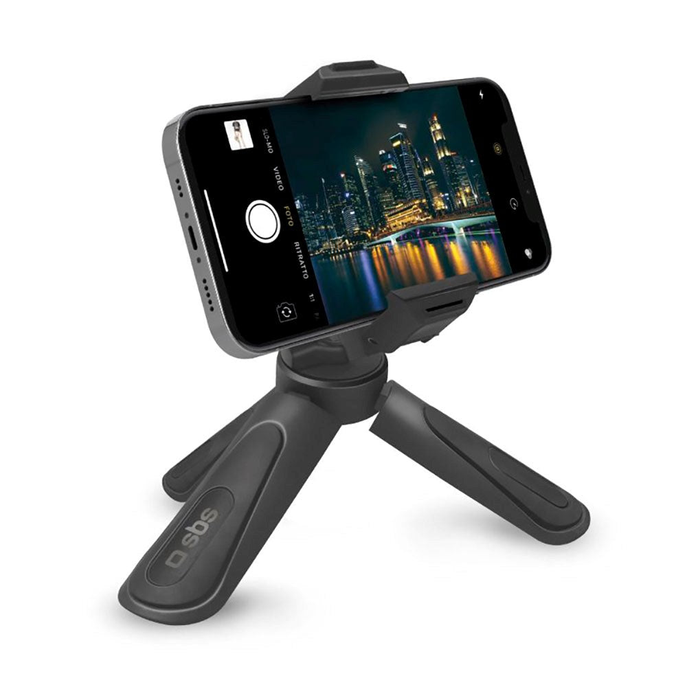 SBS Tripod Pro Stativ för Smartphone - Max Mobil: 55 - 88mm - Svart