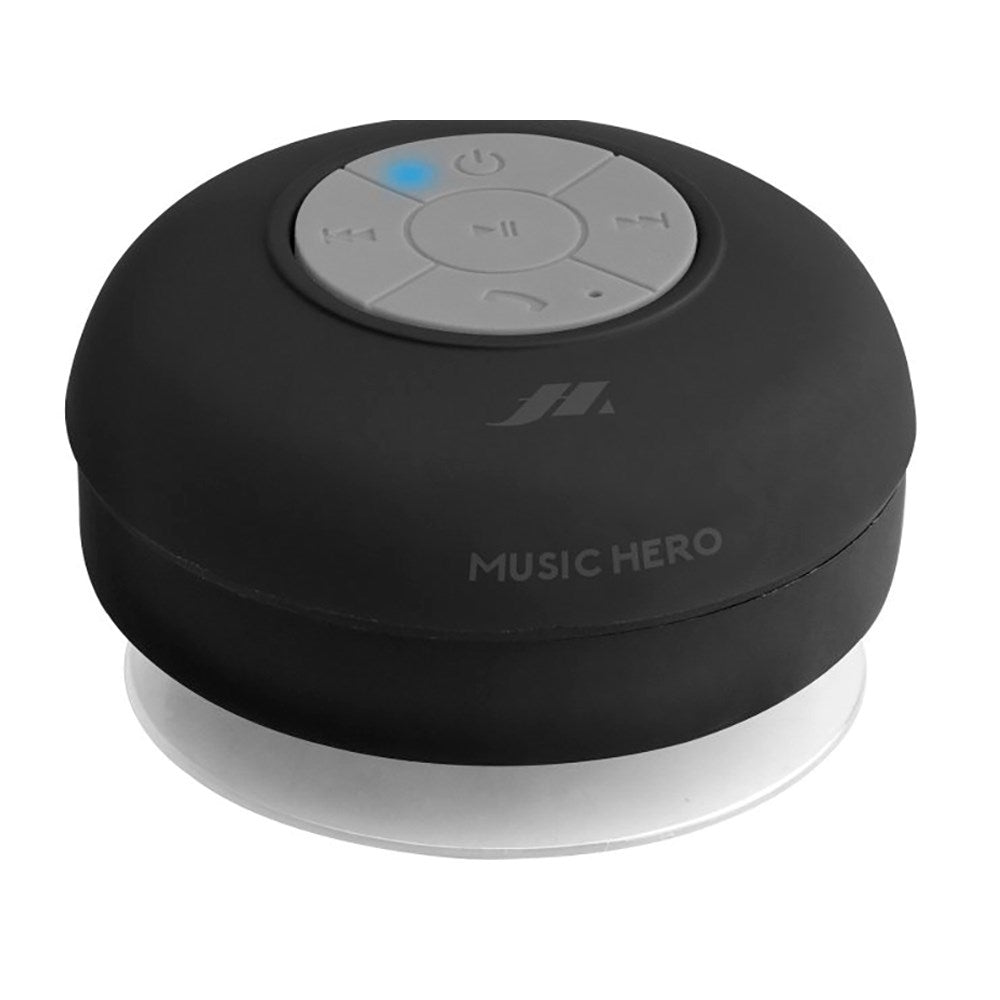 Music Hero Bluetooth-Högtalare med Sugkopp - Svart