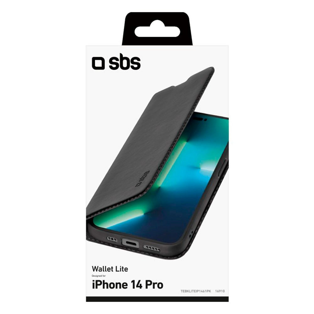 iPhone 14 Pro SBS Wallet Lite Fodral - Svart