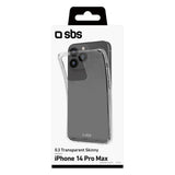 iPhone 14 Pro Max SBS Skinny Skal - Transparent