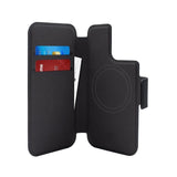 iPhone 14 Pro / 13 Pro Puro Folio Plånboksfodral - MagSafe Kompatibel - Svart