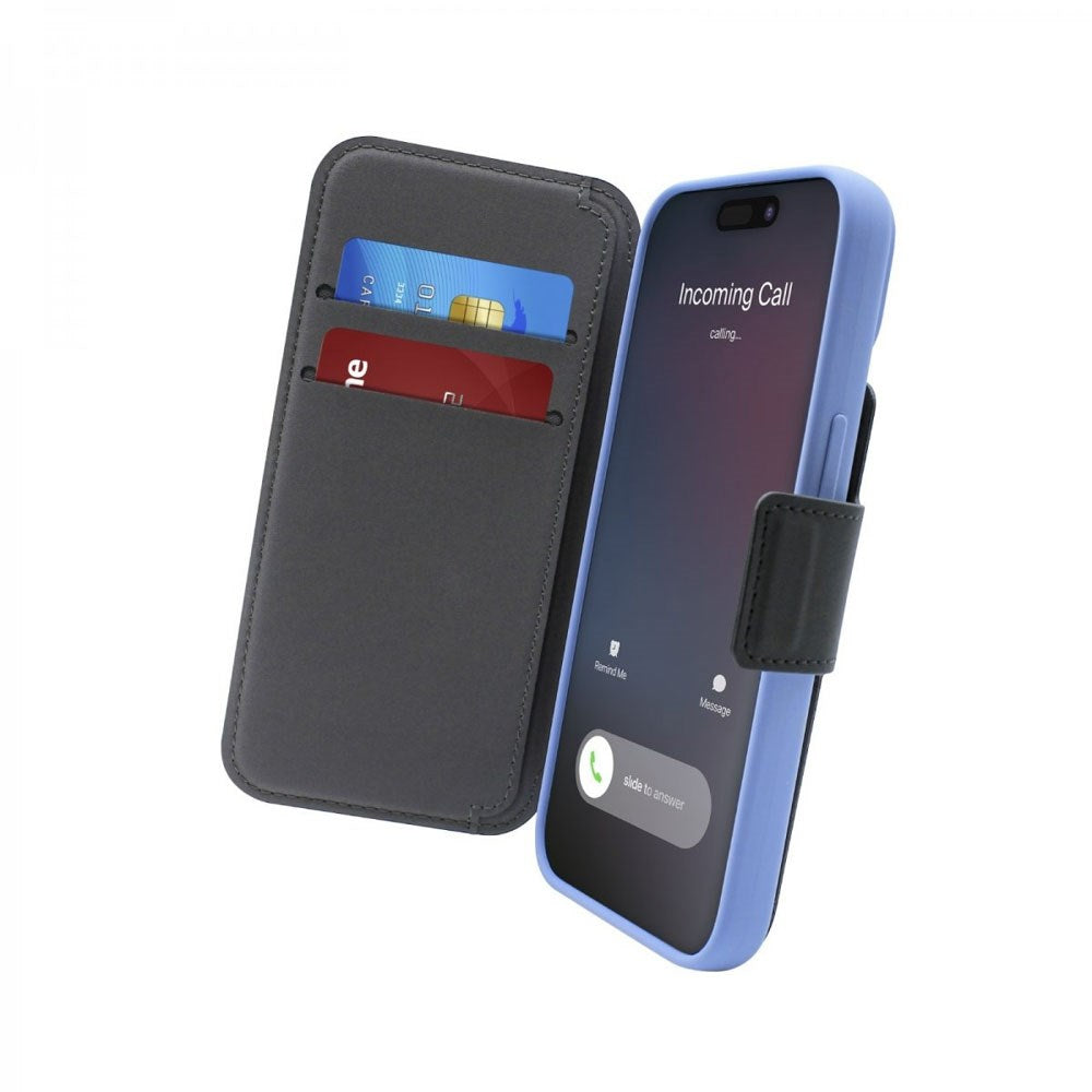 iPhone 14 Pro Max / 13 Pro Max Puro Folio Plånboksfodral - MagSafe Kompatibel - Svart