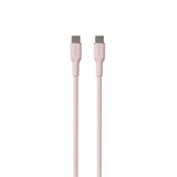 PURO Soft USB-C till USB-C Kabel 1.5m - Rosa