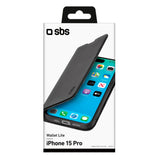 iPhone 15 Pro SBS Wallet Lite Fodral - Svart