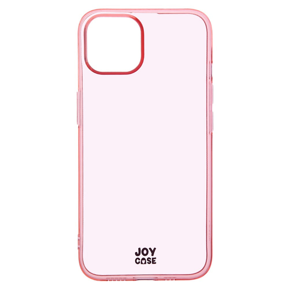 iPhone 14 / 13 Joy Case Flexibelt Plast Skal - Genomskinlig / Pink