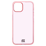 iPhone 14 / 13 Joy Case Flexibelt Plast Skal - Genomskinlig / Pink