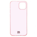 iPhone 14 / 13 Joy Case Flexibelt Plast Skal - Genomskinlig / Pink