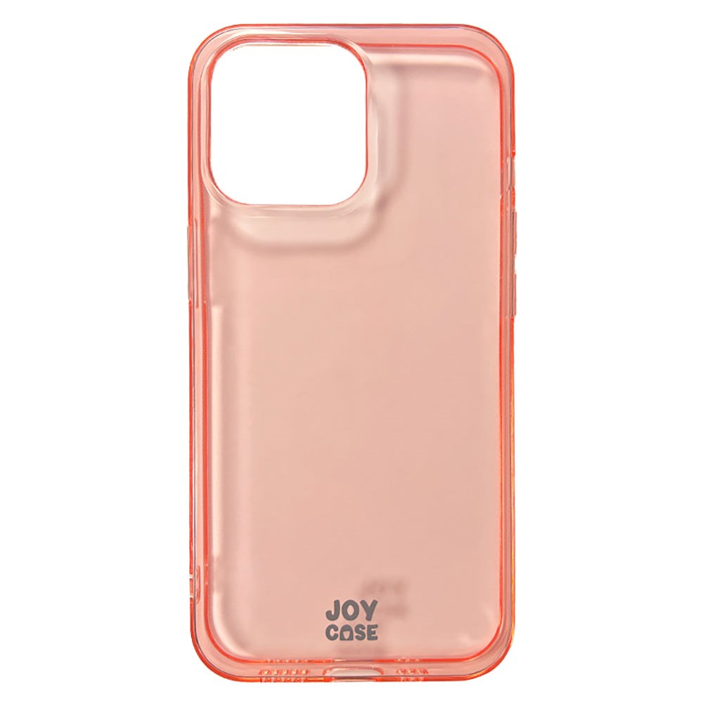 iPhone 13 Pro Joy Case Flexibelt Plast Skal - Genomskinlig / Pink