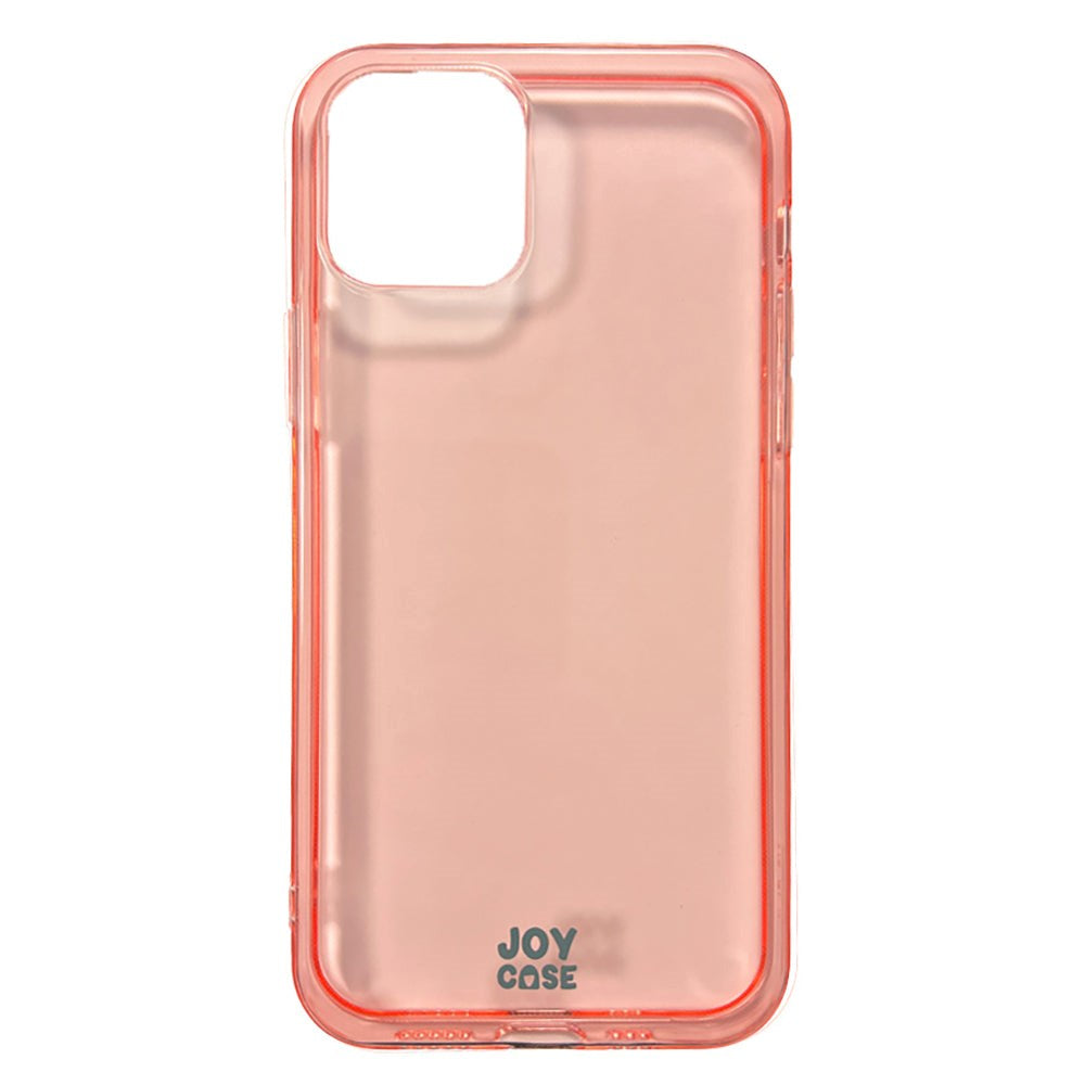 iPhone 12 / 12 Pro Joy Case Flexibelt Plast Skal - Genomskinlig / Pink