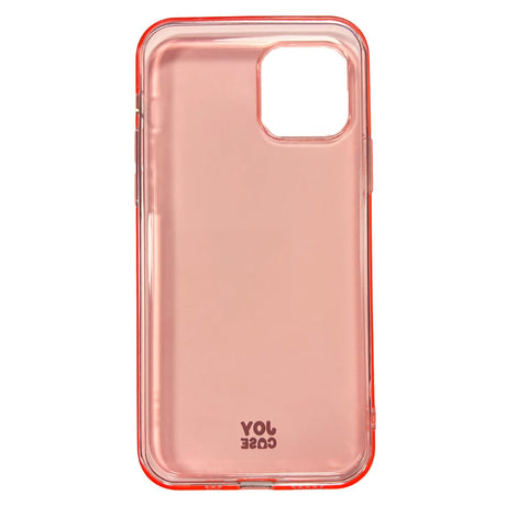 iPhone 12 / 12 Pro Joy Case Flexibelt Plast Skal - Genomskinlig / Pink